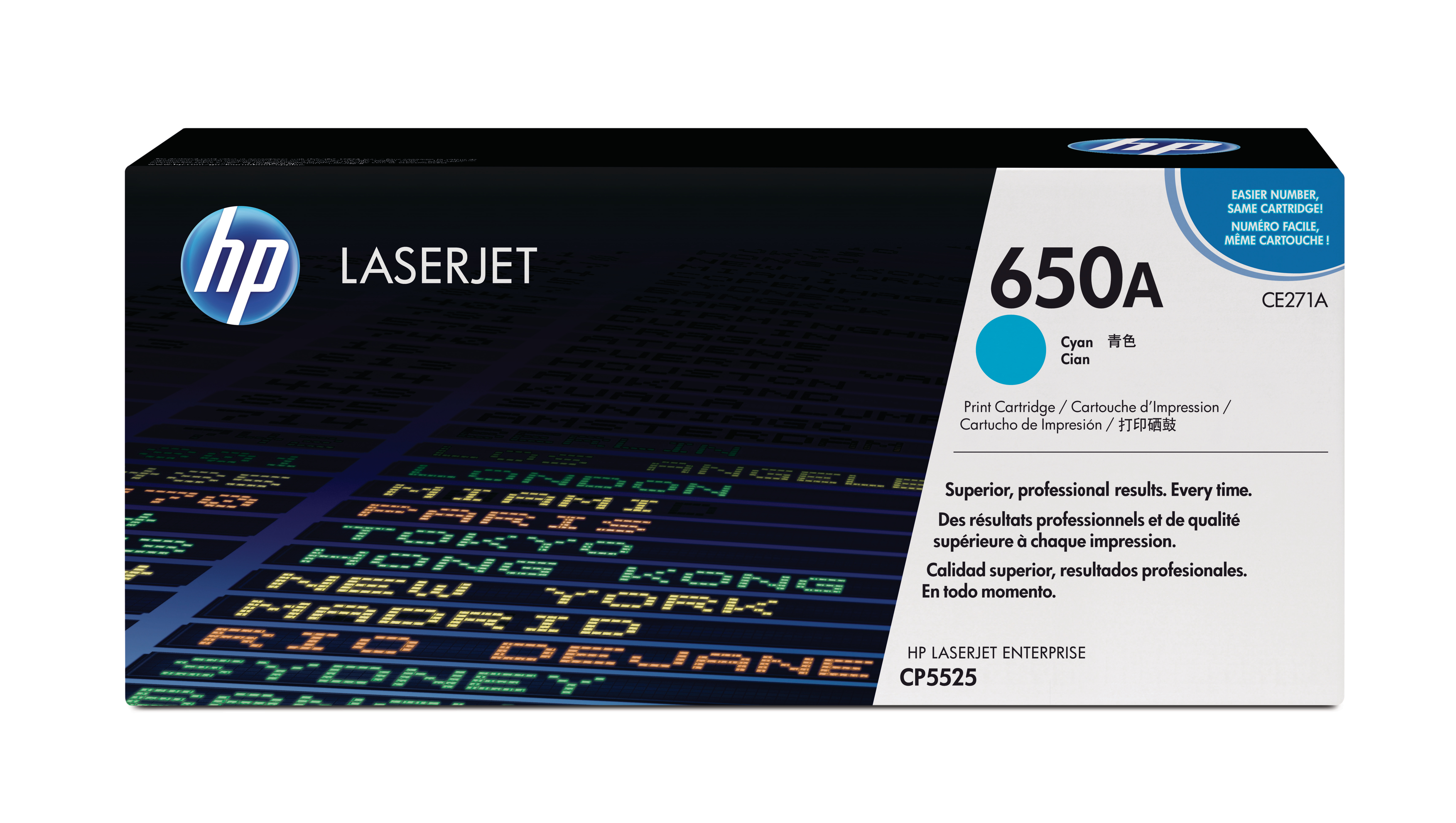 HP Toner-Kartusche cyan (CE271A, 650A)