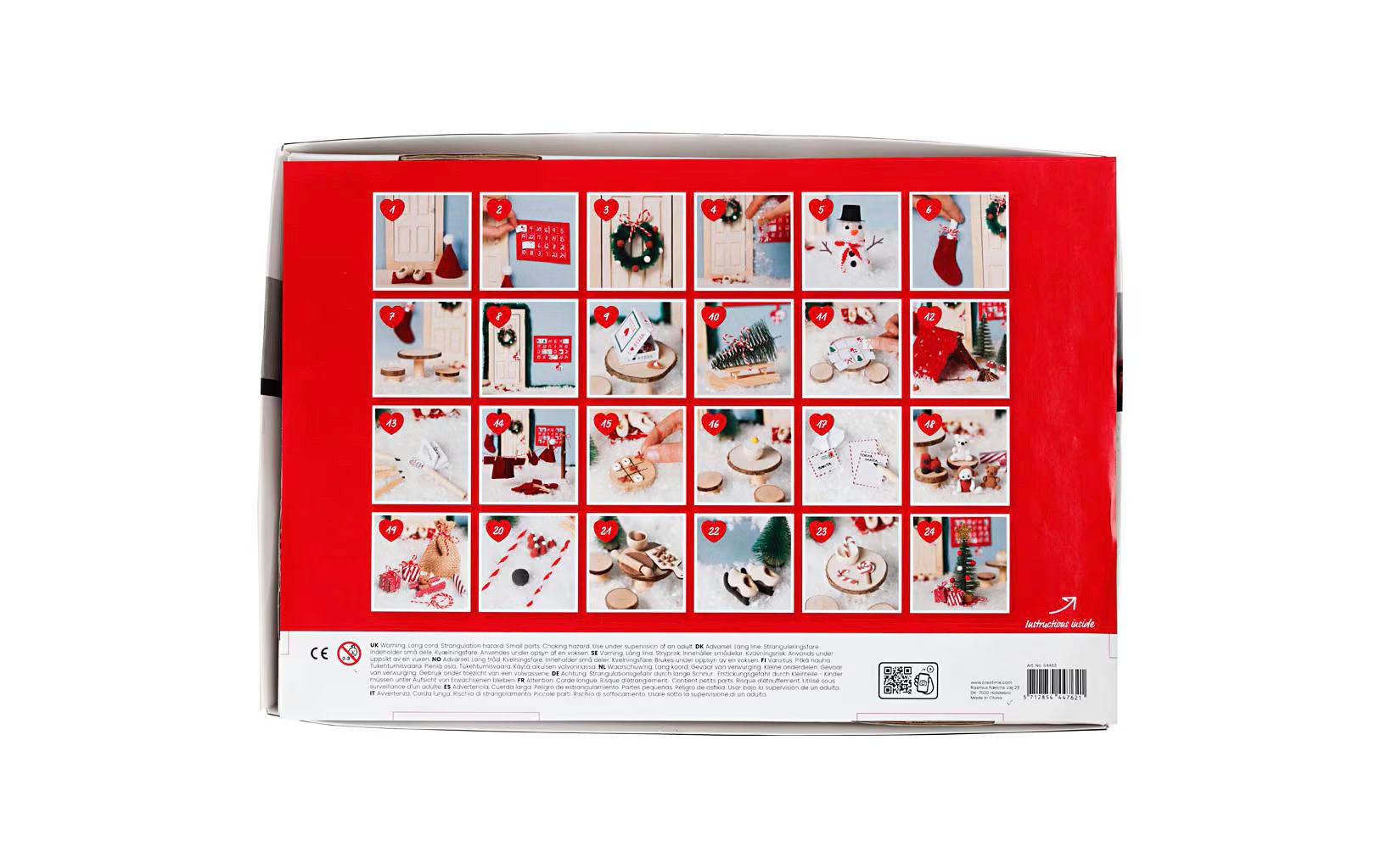 CREATIV COMPANY Materialset Wichteltür 1235975 24 Adventszenen