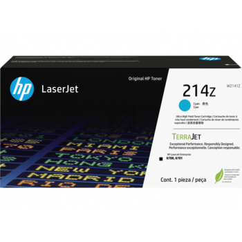 HP Toner-Kartusche cyan HC plus (W2141Z, 214Z)