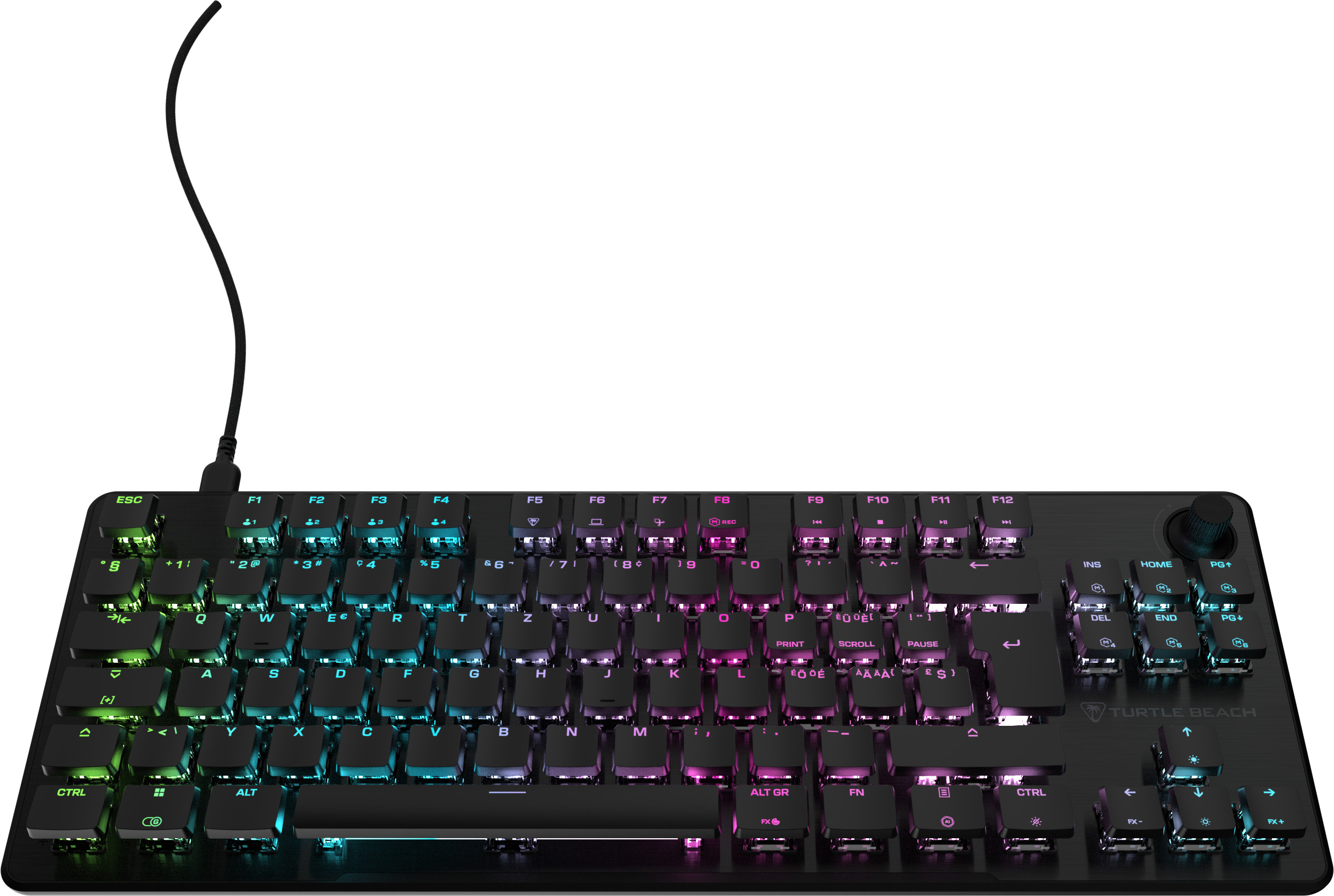 TURTLE BEACH Vulcan II TKL RGB Keyboard TBK-2003-02-CH Mech.Linear Switch, CH,Black