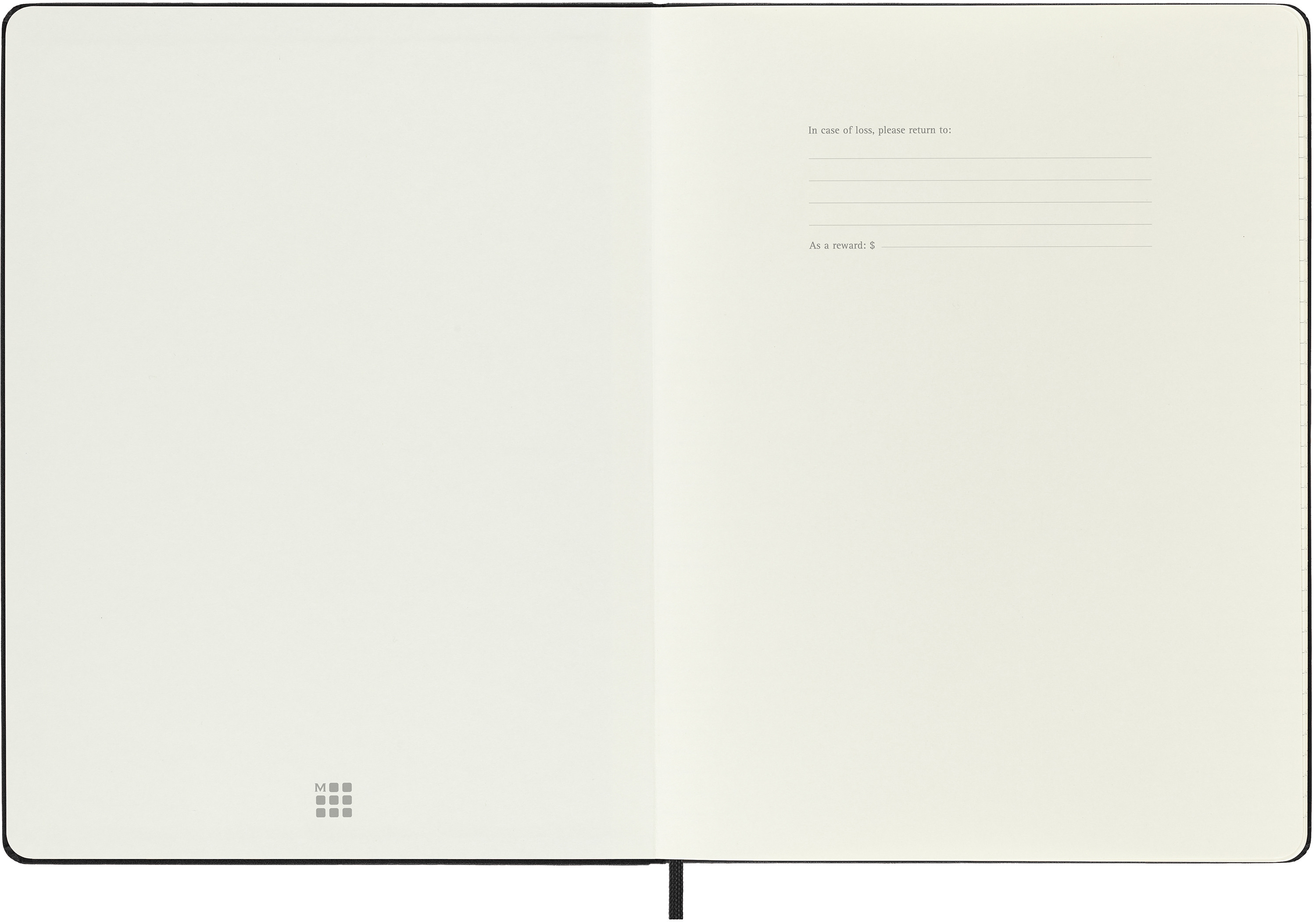 MOLESKINE Wochen-Notizkalender 26/27 DHB18WN4Y27 18M liniert HC schwarz 19x25cm