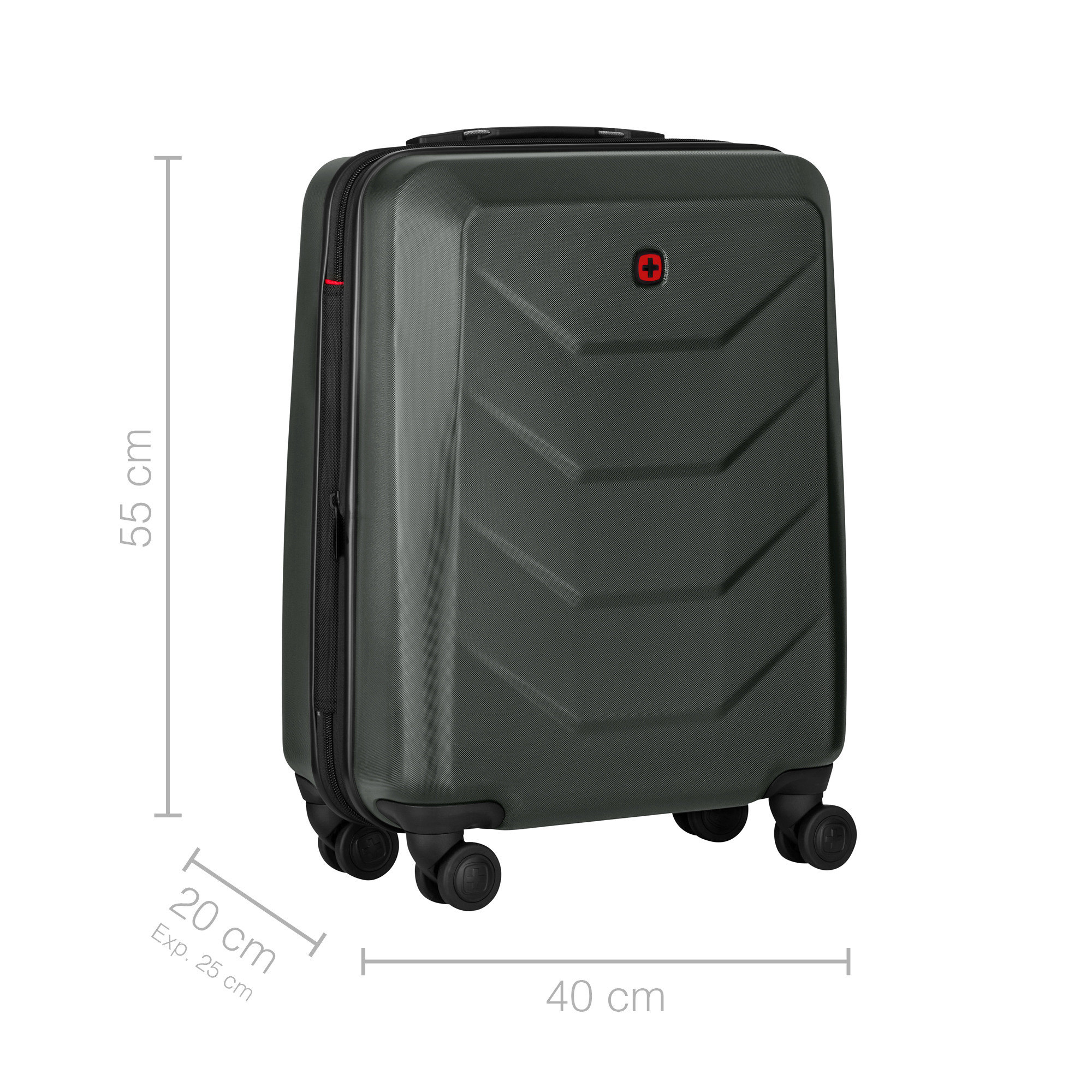 WENGER Prymo Carry-on 36l 653635 Hardside Case anthracite
