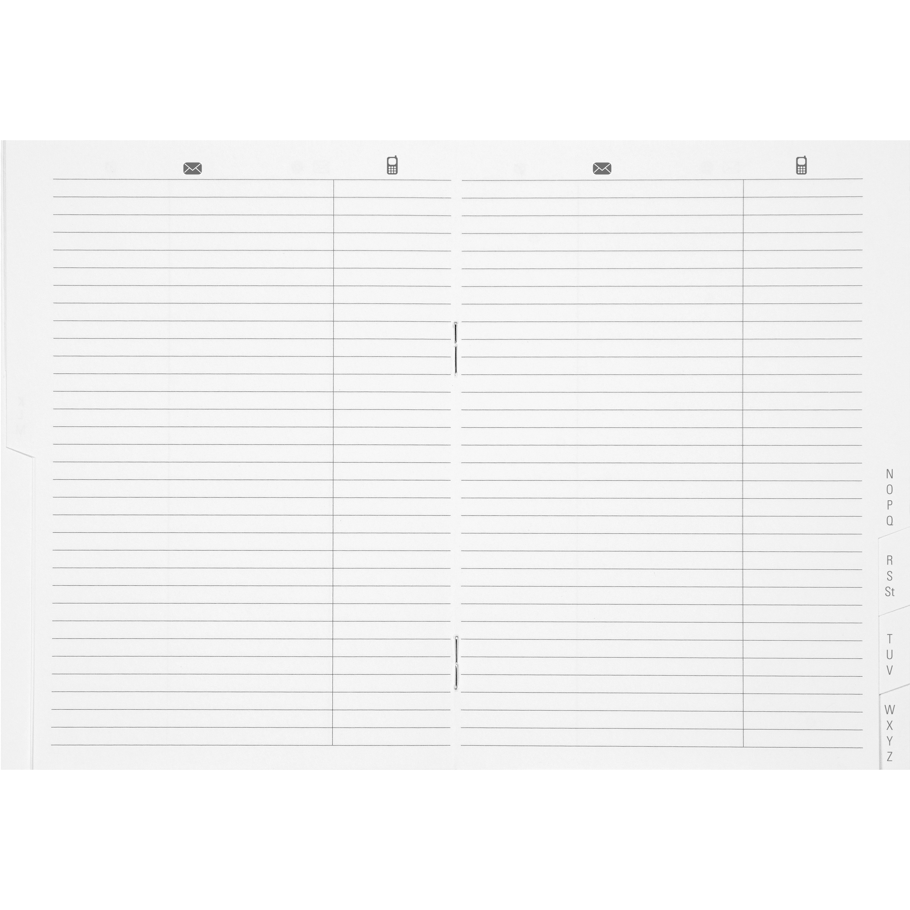 BIELLA Adressregister 85530800U 16 Seiten 10x13.9cm