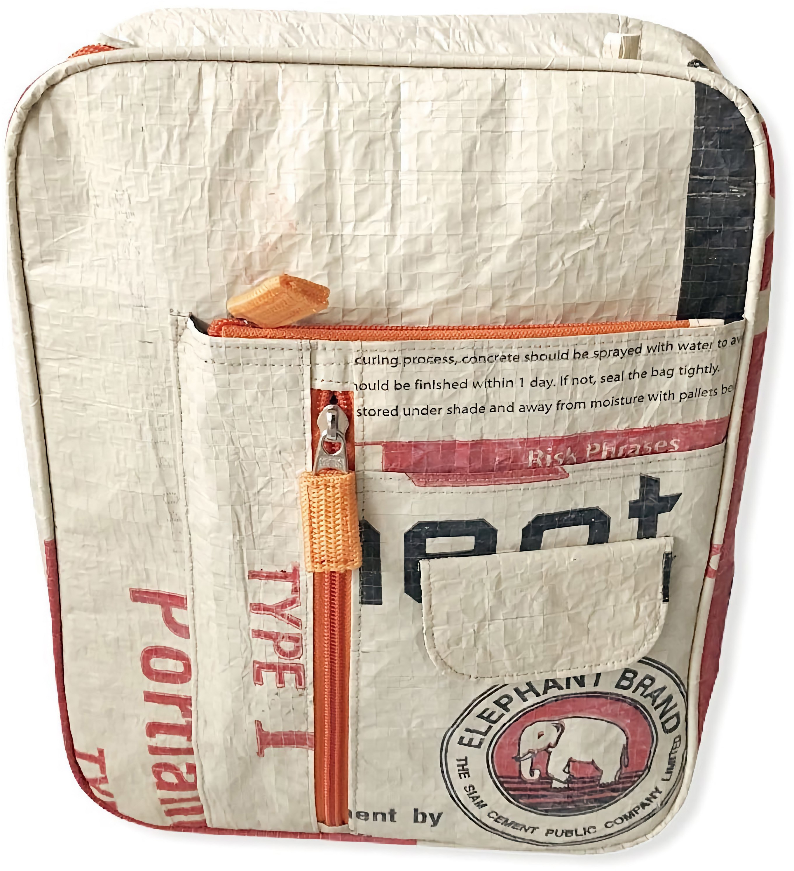 BEADBAGS Umhängetasche Crispy Cement CR1.R rot 22x8x28cm